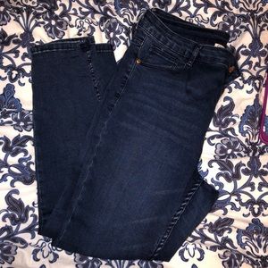 Dark Blue Women's Straight Leg Jeans